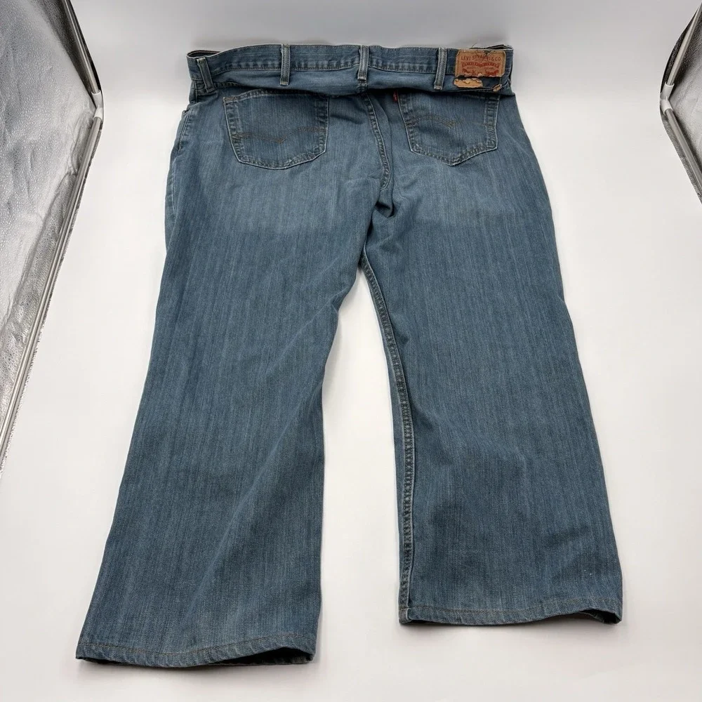Levi's 559 Men's Jeans 42x30 Blue Denim Relaxed Straight Fit Wash 00559-0733